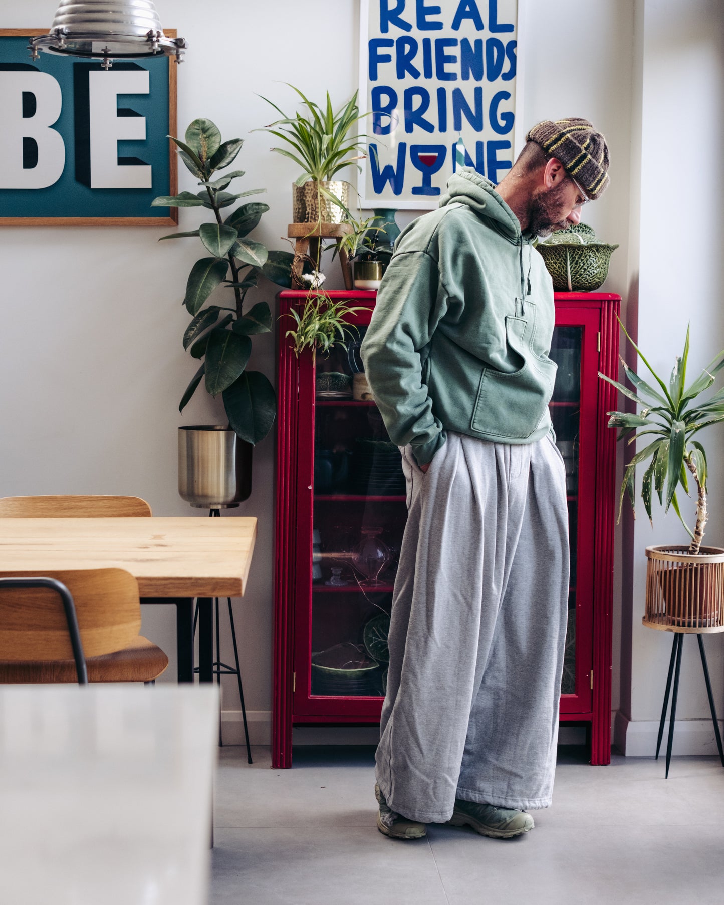 ‘Overlap’ 500gsm organic cotton hoodie